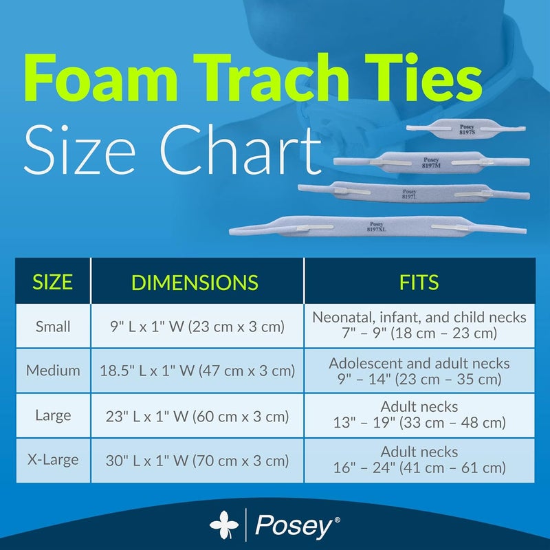 Posey Adult's Foam Trach Collar - Large Size (13-24) - Box of 12 - Image 5